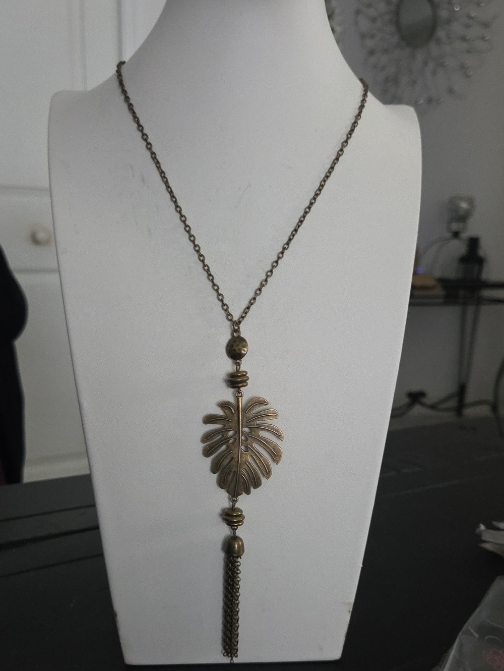 Paparazzi Palm Promenade Brass Necklace NWT